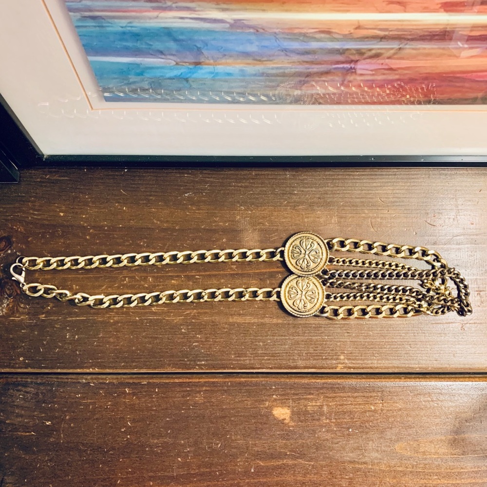 FASHION GOLD LAYERED NECKLACE